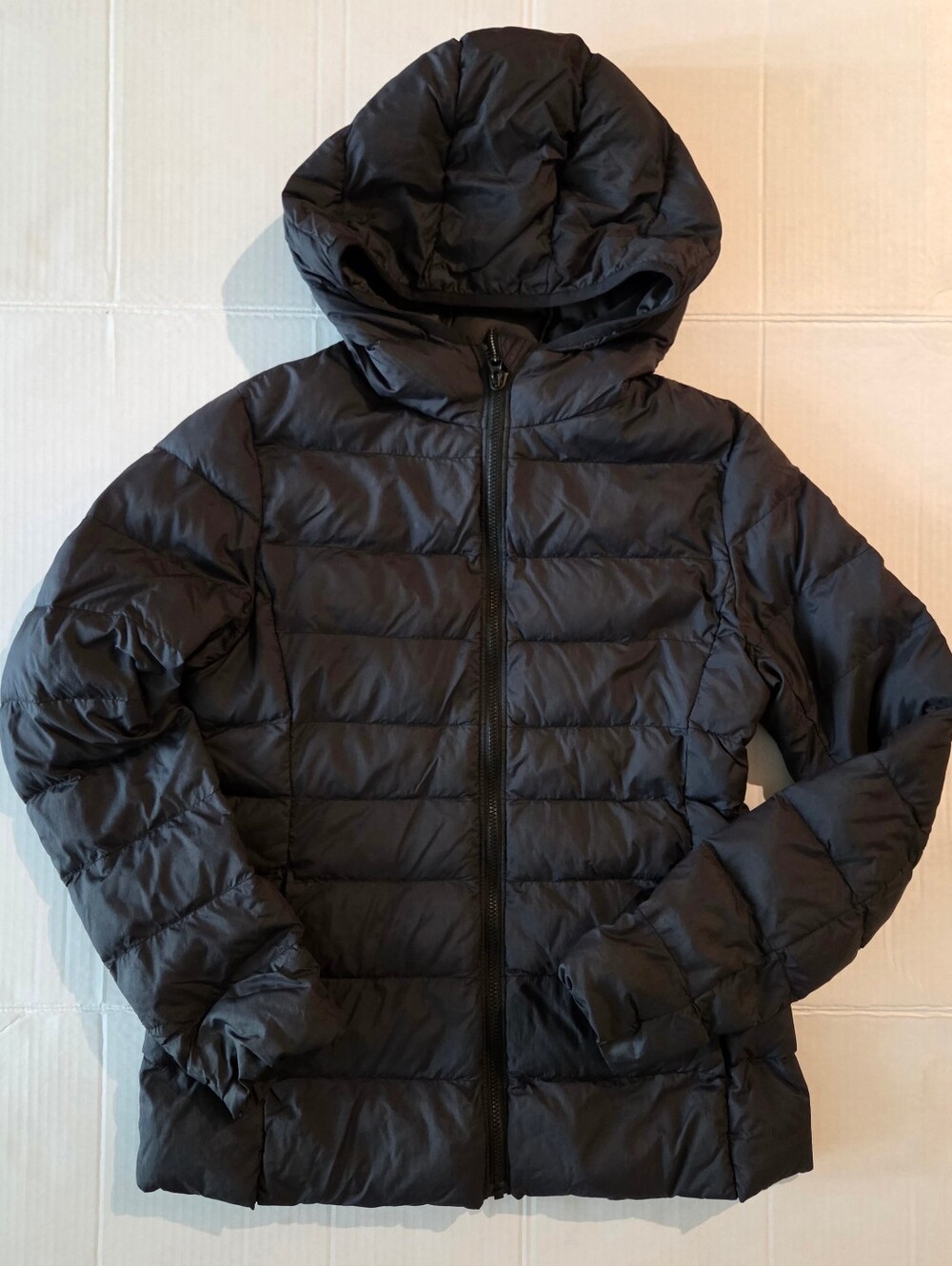 Uniqlo Kids Black Hooded Puffer Jacket